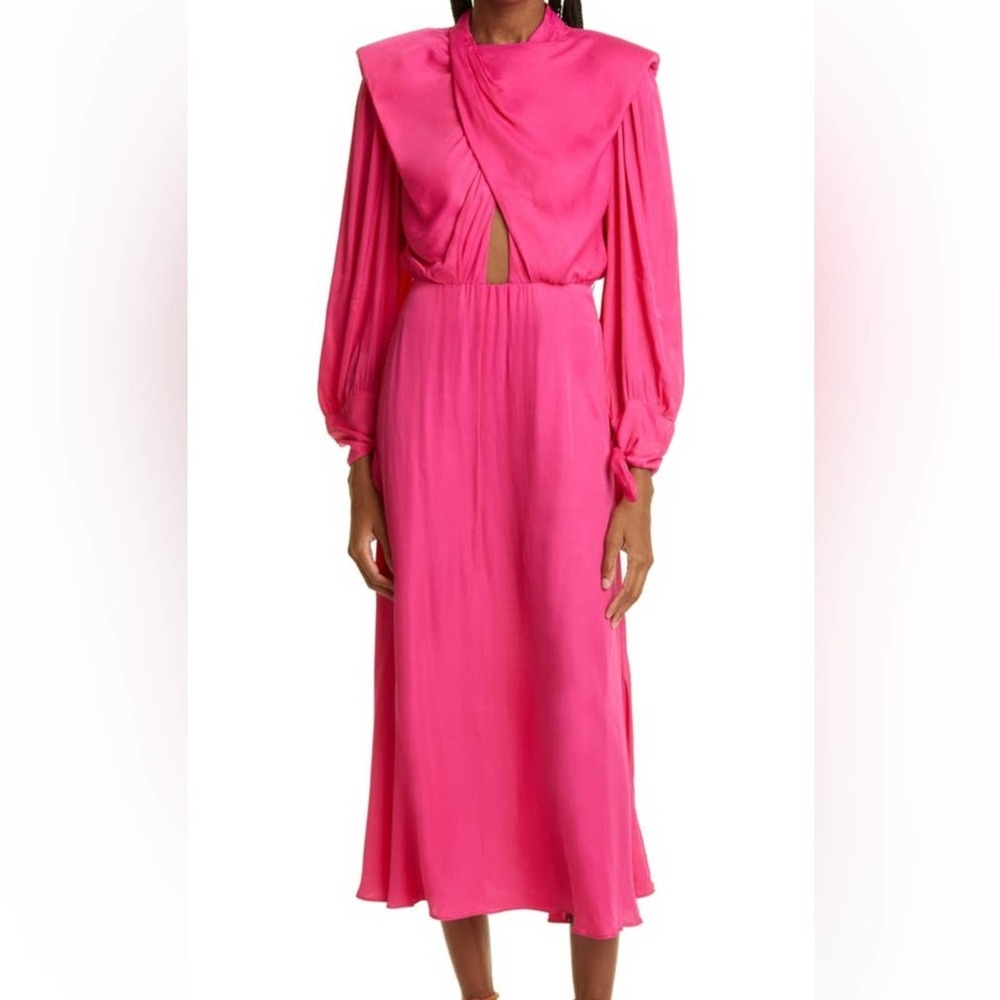 🌺 FARM Rio Pink Midi Dress 🌺